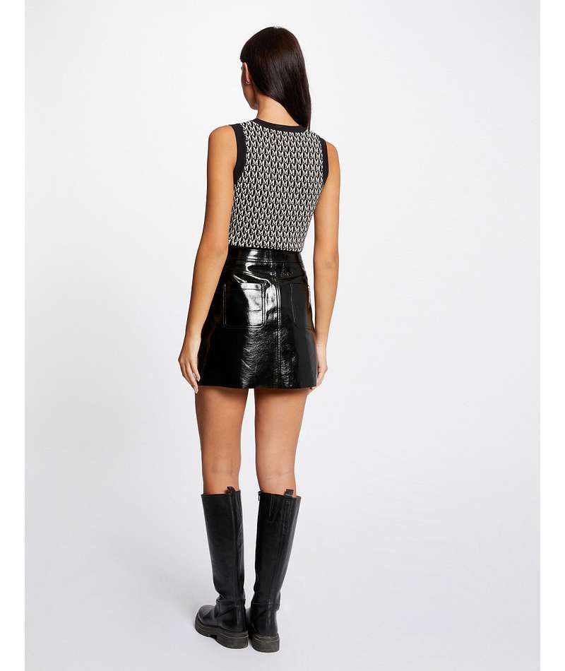 Top nero logo Morgan retro