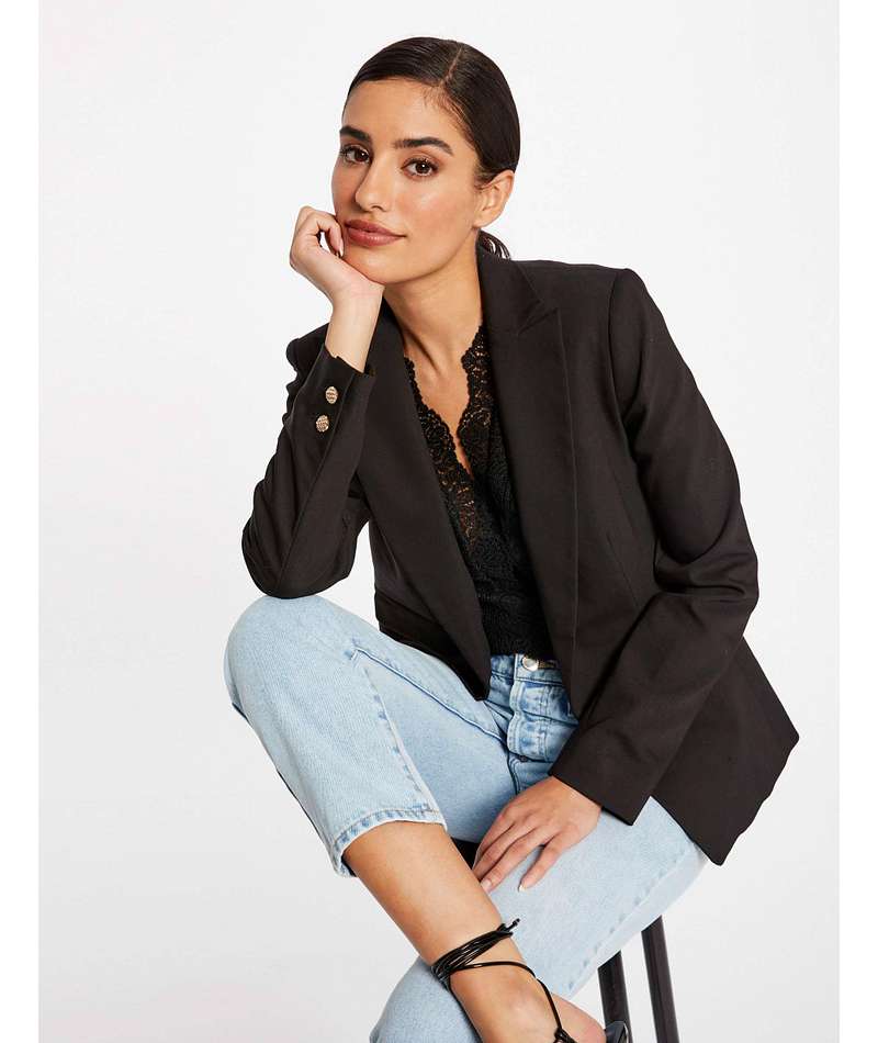 Morgan de toi blazer nero - Premium BLAZER from MORGAN DE TOI - Just €85! Shop now at Amaltea