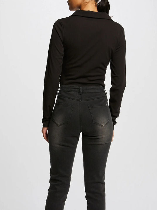 Morgan de toi camicia nera - Premium CAMICIE from MORGAN DE TOI - Just €19.50! Shop now at Amaltea