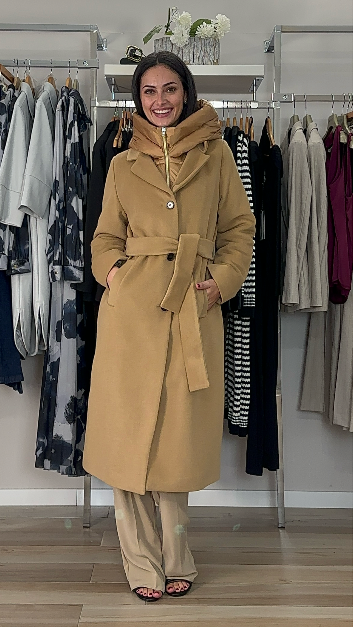 cappotto vestaglia cammello frontale