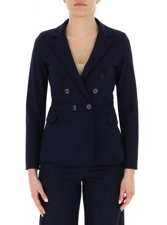 Giacca Emme Marella doppiopetto blu