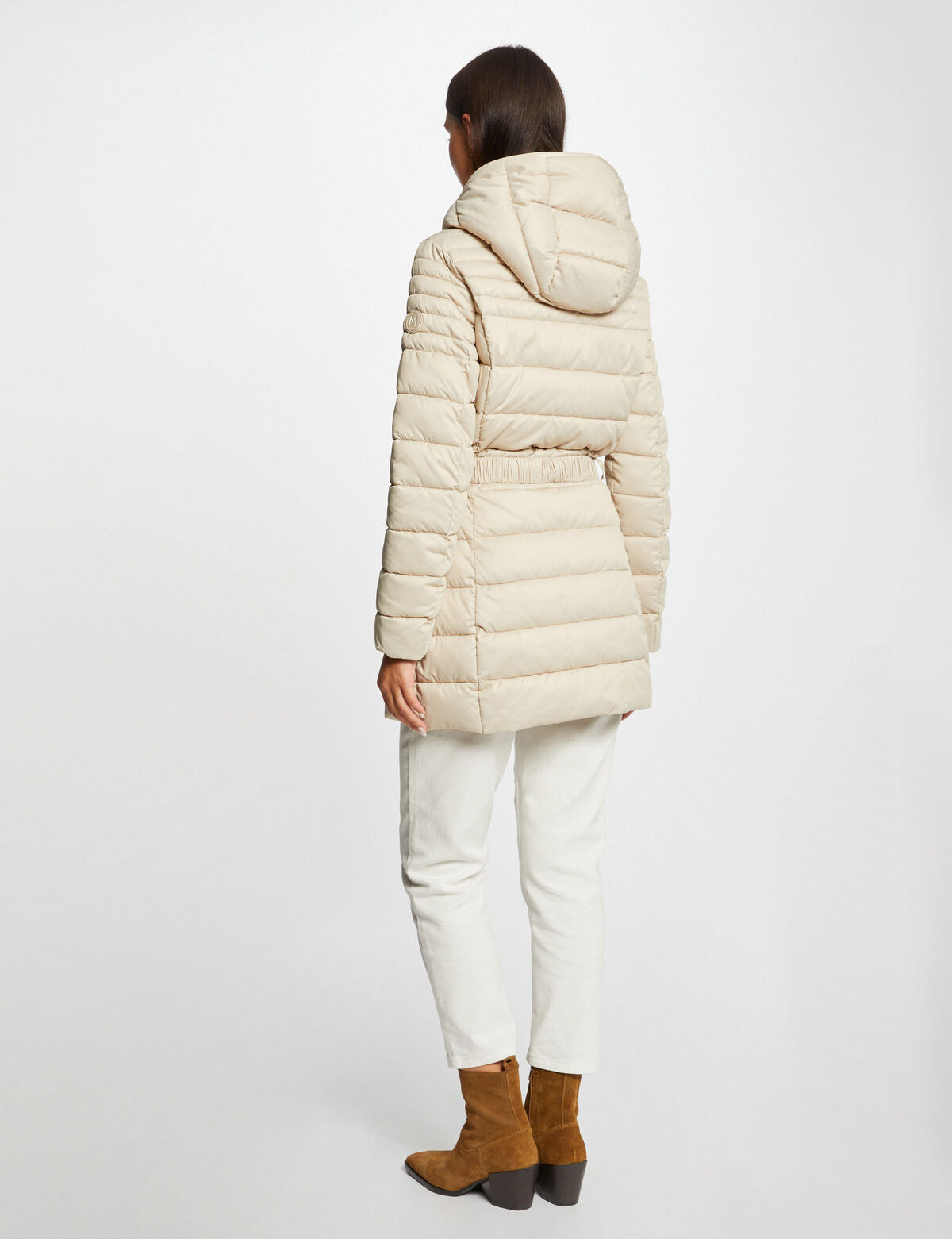 Morgan de toi piumino lungo crema - Premium CAPOSPALLA from MORGAN DE TOI - Just €130! Shop now at Amaltea