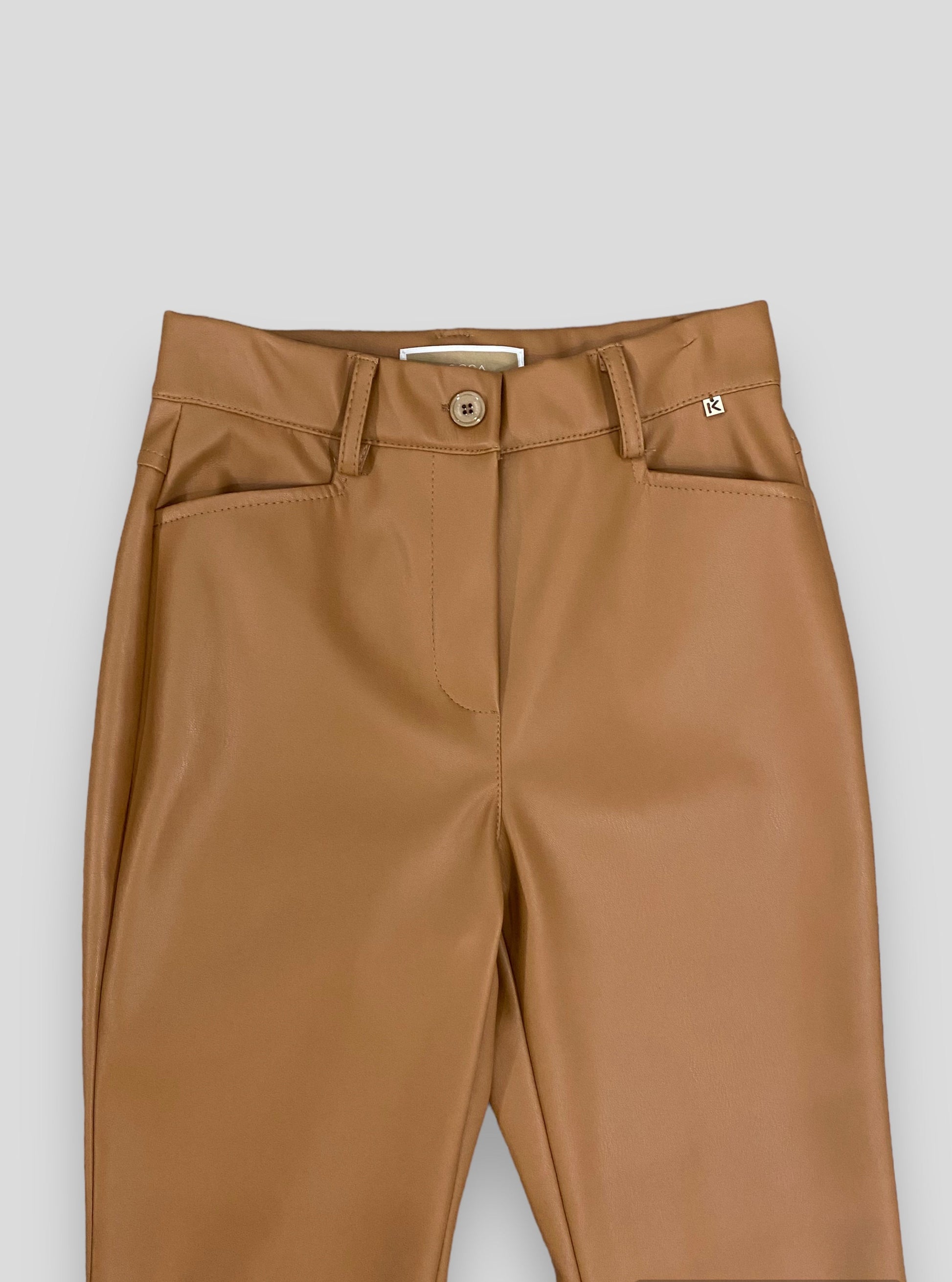 Kocca pantalone in ecopelle cammello - Premium PANTALONI from KOCCA - Just €125! Shop now at Amaltea