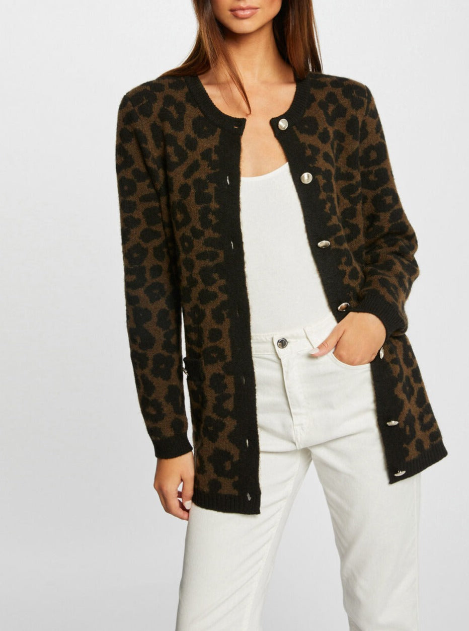 Morgan de toi cardigan lungo maculato - Premium MAGLIE from MORGAN DE TOI - Just €70! Shop now at Amaltea