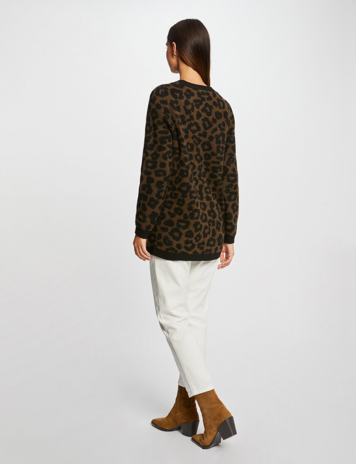 Morgan de toi cardigan lungo maculato - Premium MAGLIE from MORGAN DE TOI - Just €70! Shop now at Amaltea