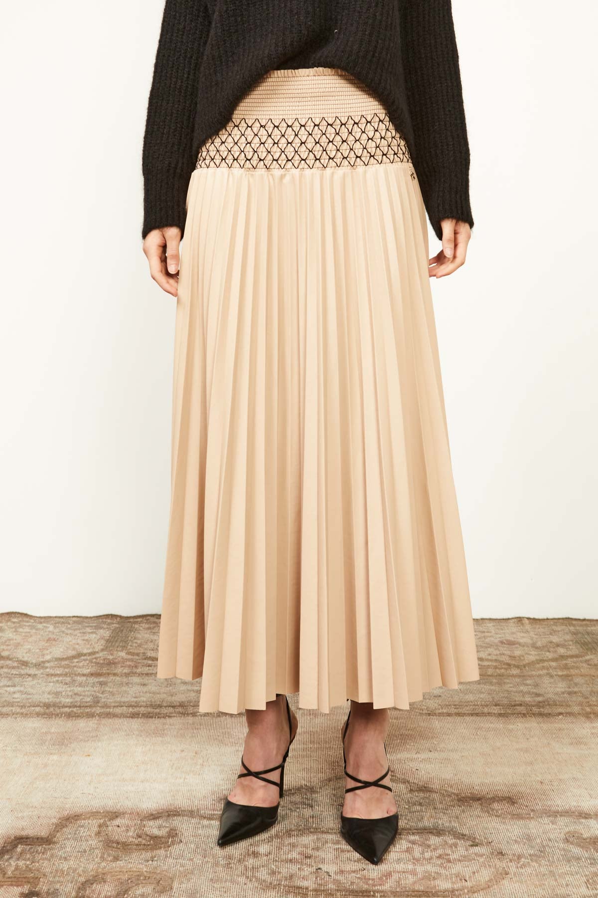 Souvenir gonna midi ecopelle - Premium GONNA from SOUVENIR - Just €135! Shop now at Amaltea