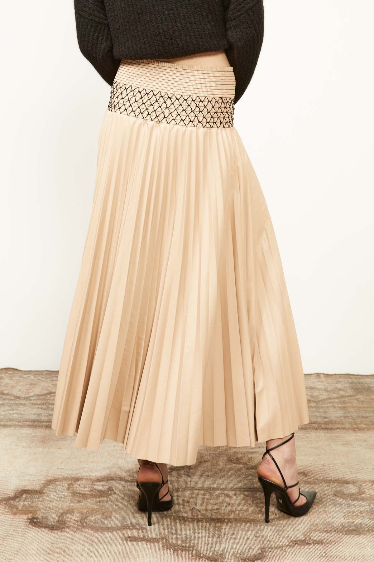 Souvenir gonna midi ecopelle - Premium GONNA from SOUVENIR - Just €135! Shop now at Amaltea