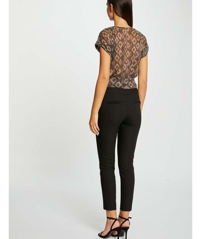 Morgan de toi pantalone nero - Premium PANTALONE STRETTO from MORGAN DE TOI - Just €59! Shop now at Amaltea