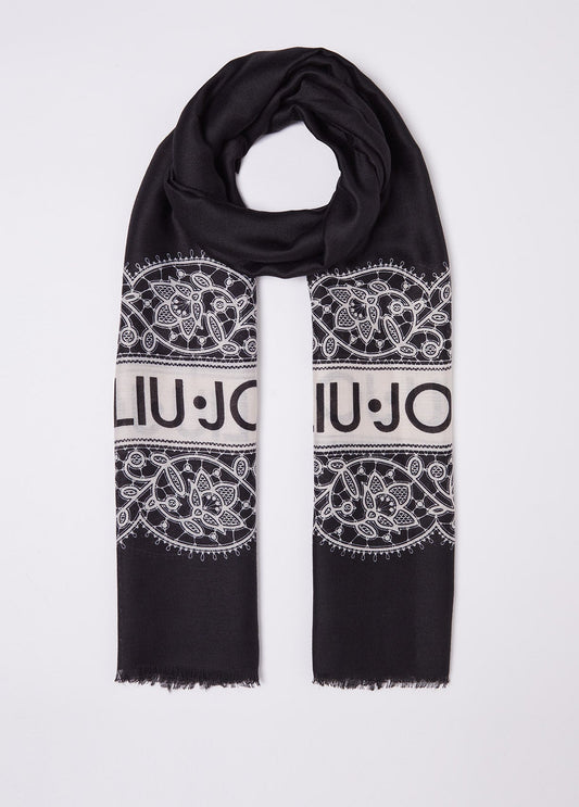 Sciarpa liu jo nera - Premium ACCESSORI VARI from LIU JO - Just €49! Shop now at Amaltea