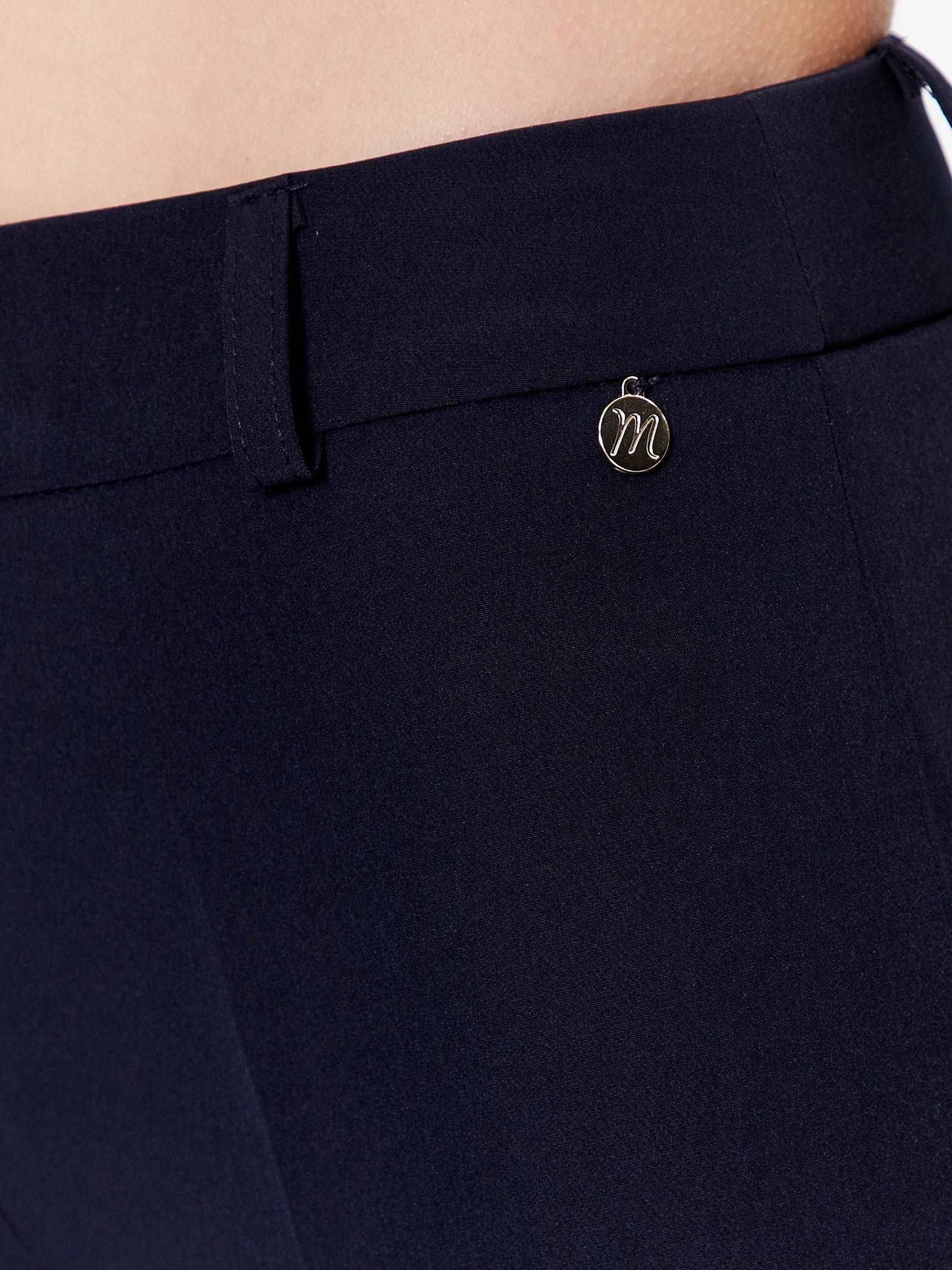 Maryley pantalone a sigaretta blu - Premium PANTALONI from MARYLEY - Just €54.50! Shop now at Amaltea