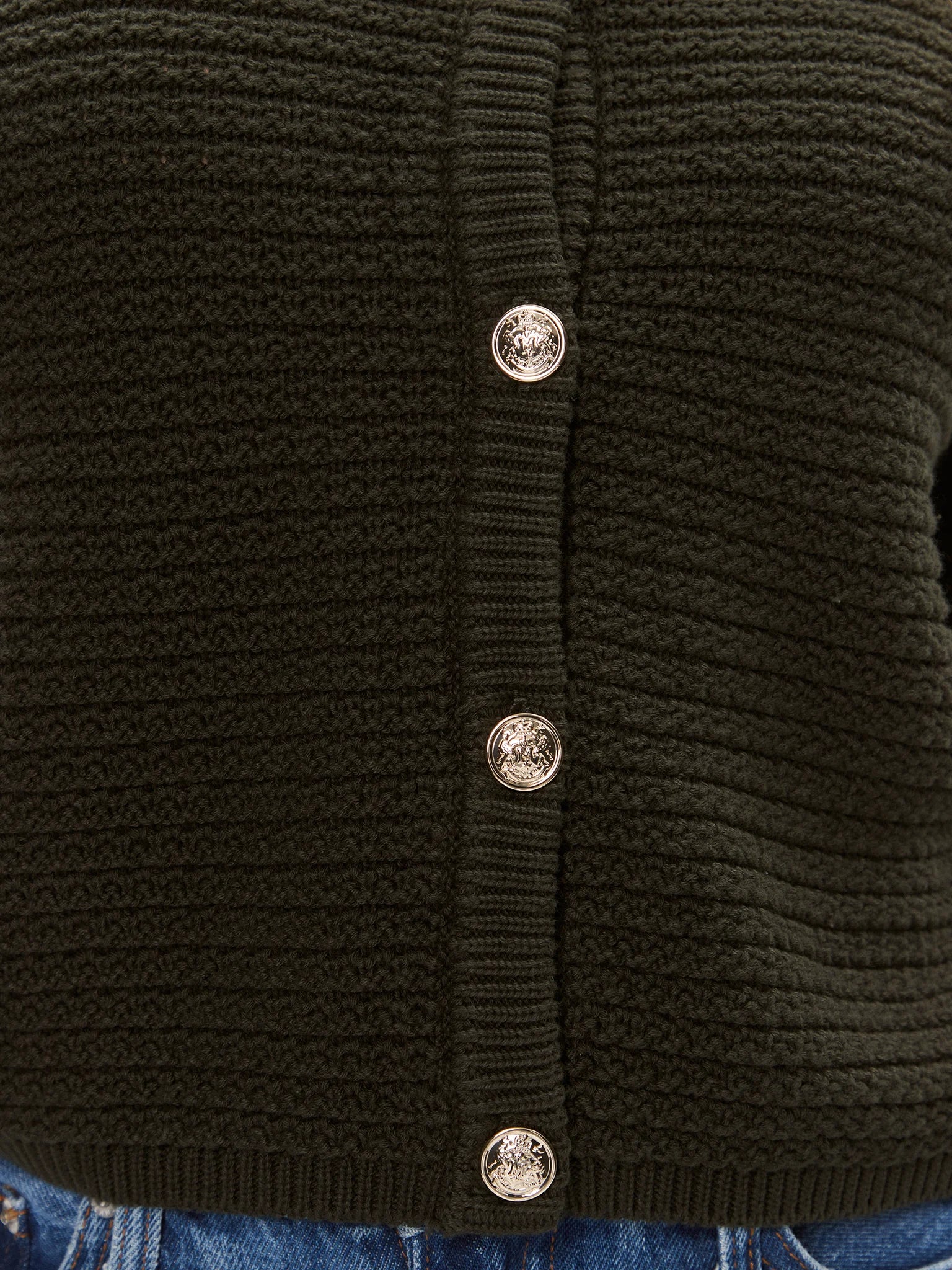 Morgan de toi cardigan verde DETTAGLIO