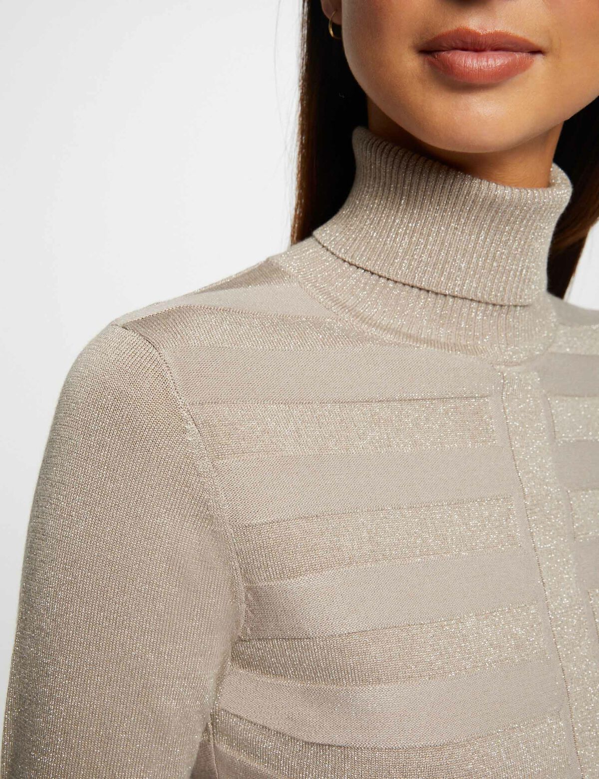 Morgan dolcevita tortora laterale