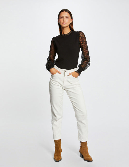 Morgan de toi maglia in pizzo