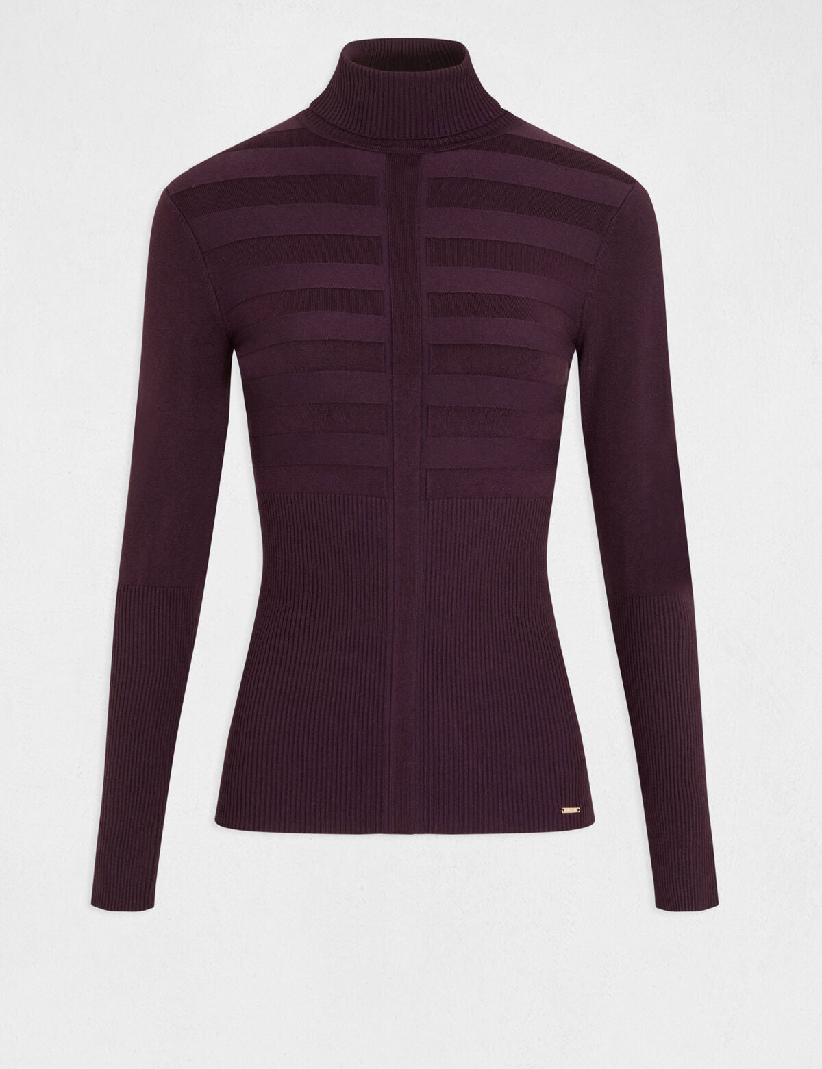 Morgan de toi dolcevita viola dettaglio