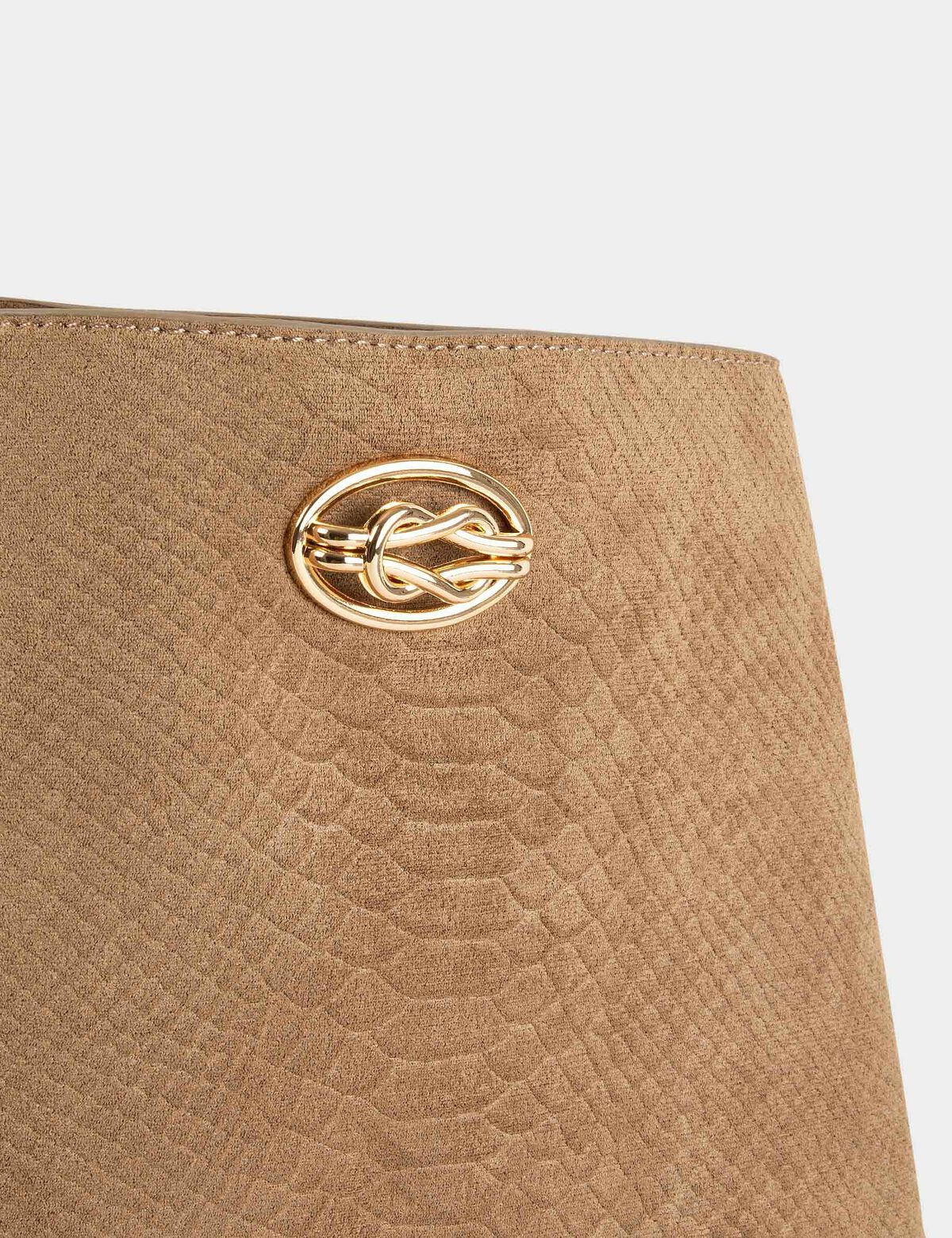 Morgan borsa beige frange dettaglio