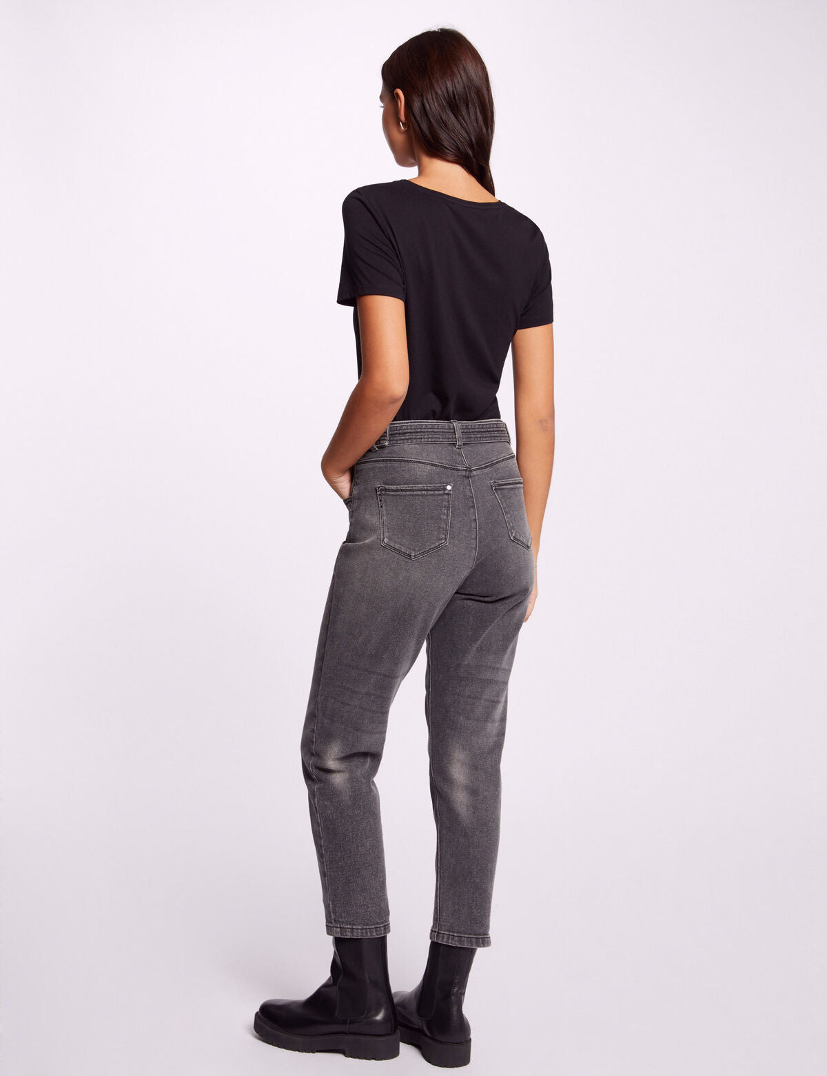 Morgan  t-shirt cuore oro retro