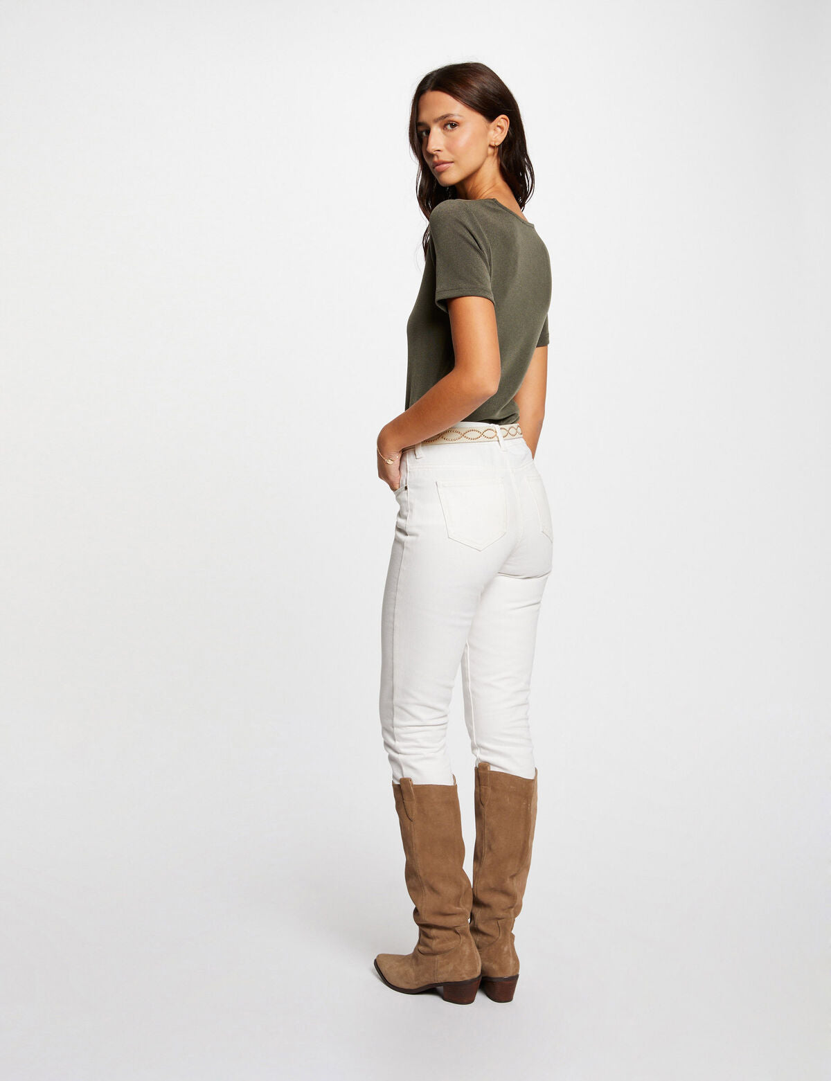 Morgan de toi t-shirt verde retro