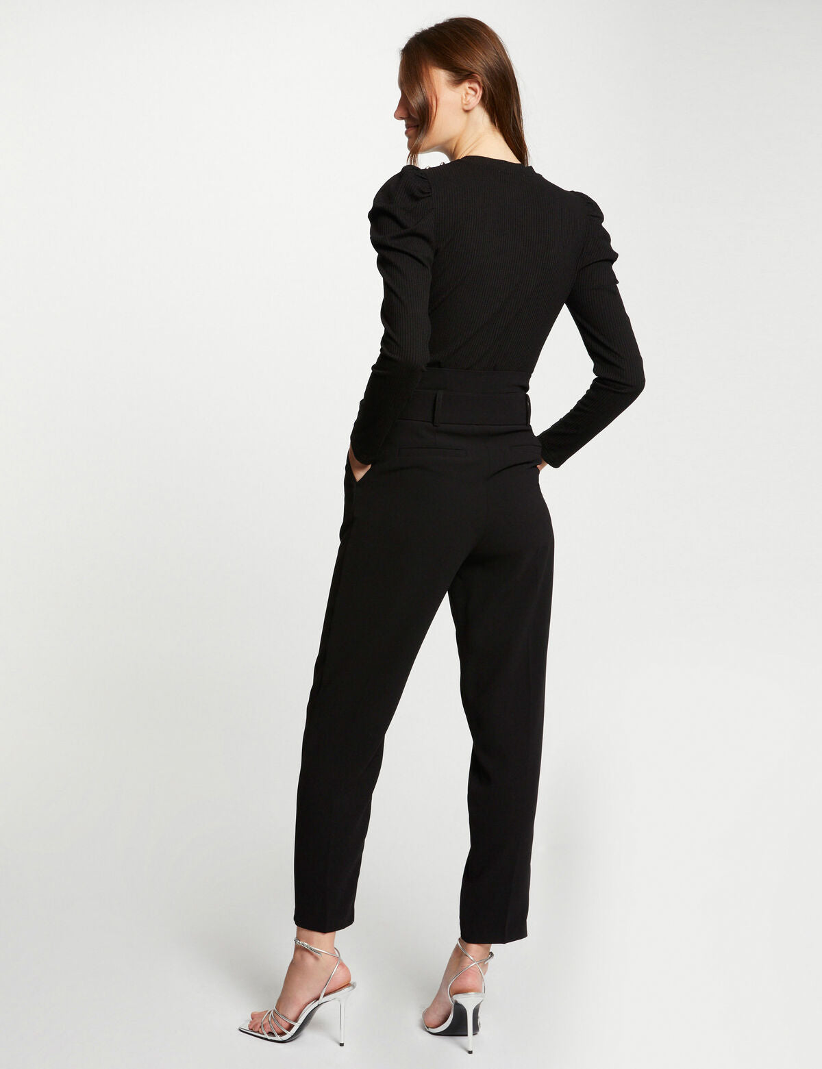 Morgan de toi maglioncino nero RETRO