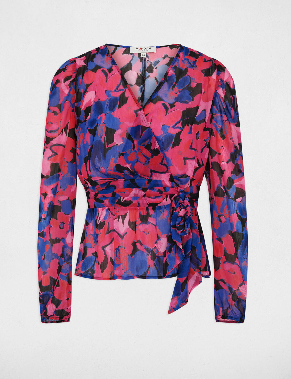 Morgan de toi blusa incrocio dettaglio