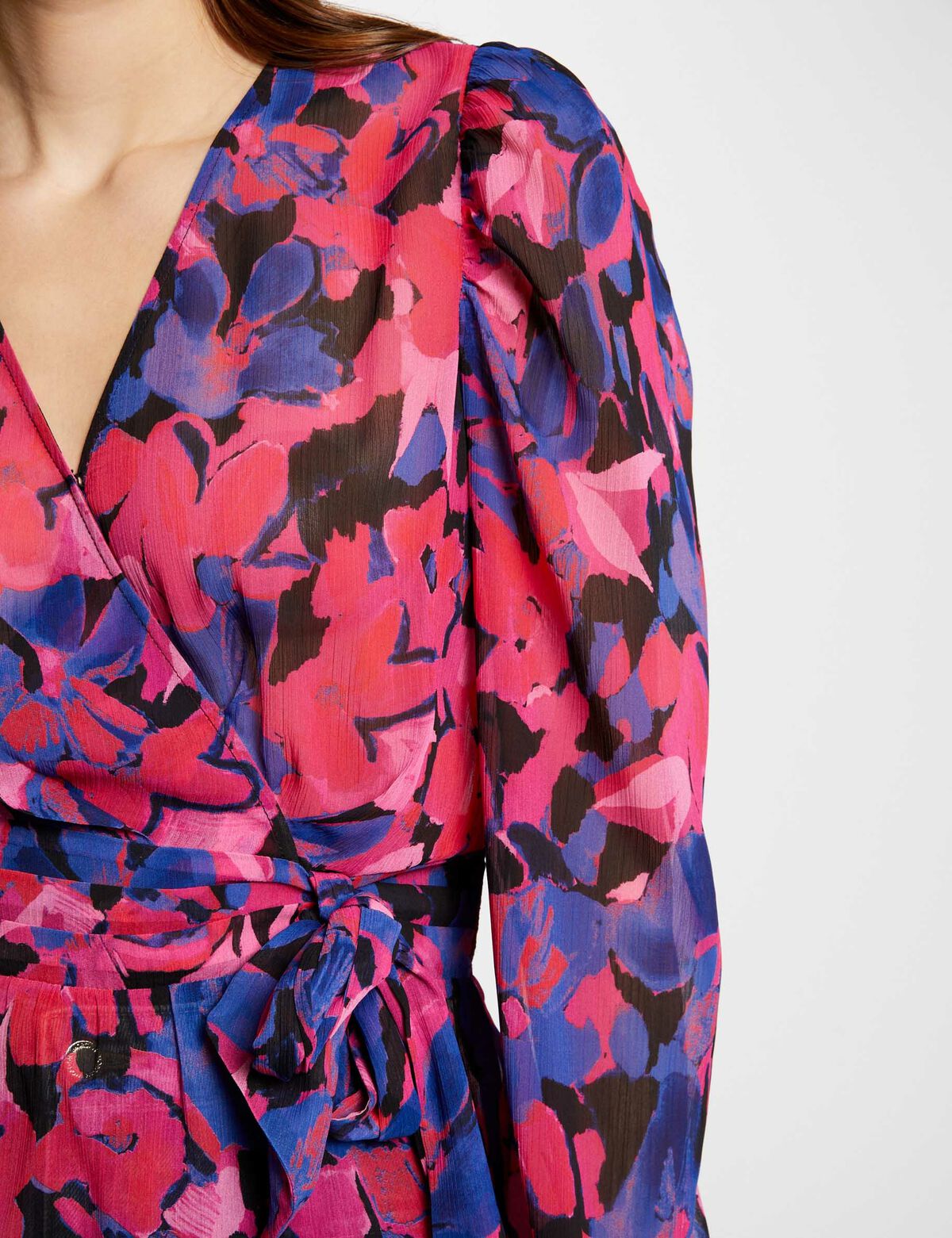 Morgan de toi blusa incrocio laterale