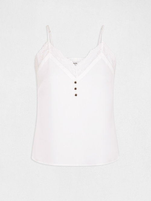 Morgan de toi top in pizzo - Premium Top from Morgan de toi - Just €39! Shop now at Amaltea