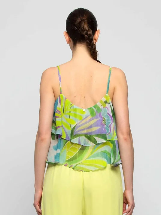 Kocca top a fantasia bicolor - Premium Top from Kocca - Just €45! Shop now at Amaltea